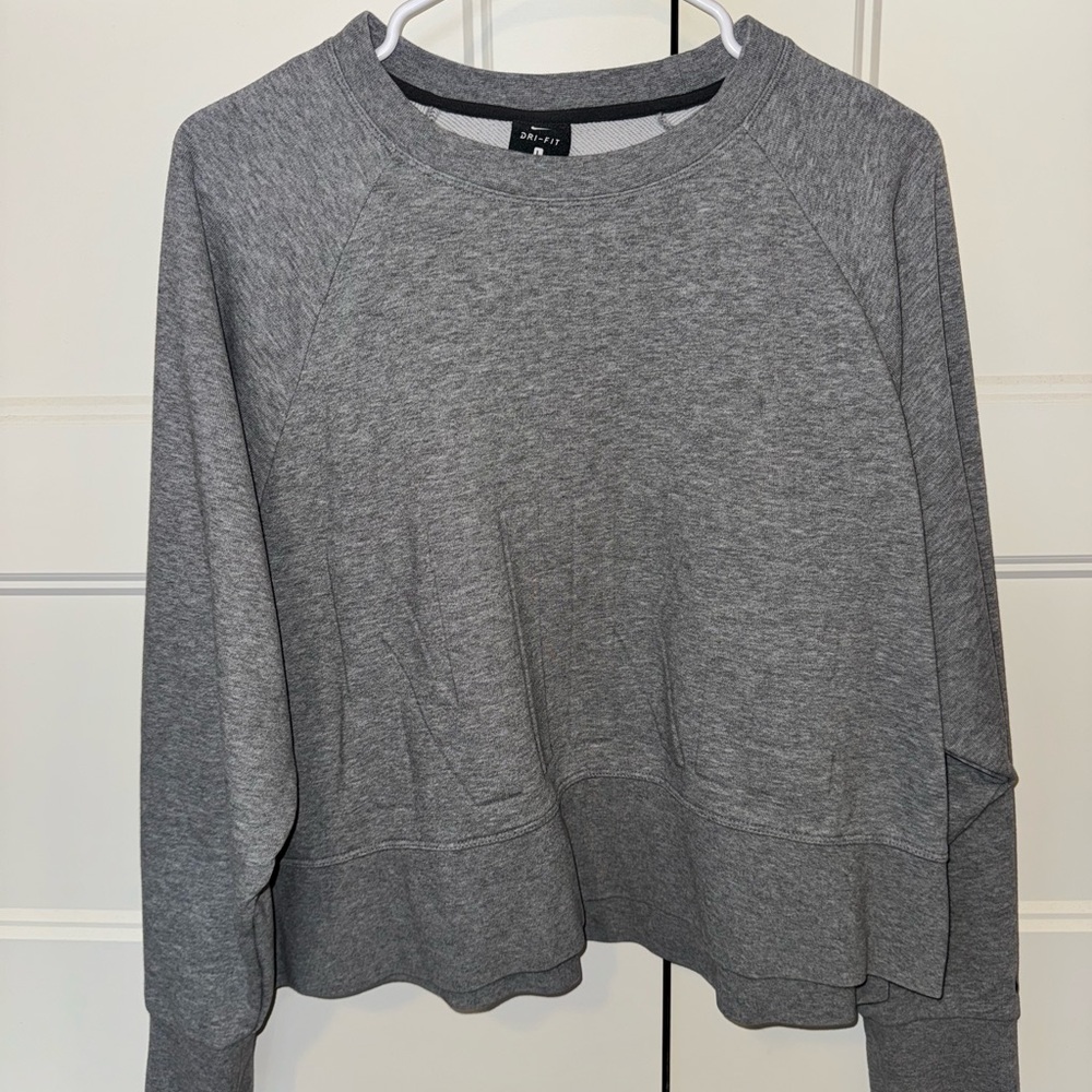 Nike Women's Gray Crew Sweatshirt